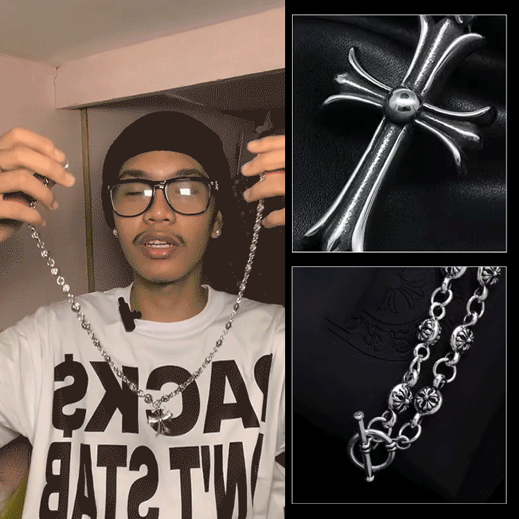 Chrome Hearts クロスペンダントネックレス