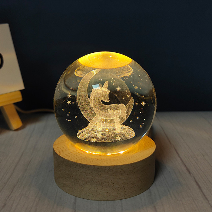 創意星球小夜燈星空月亮睡眠浪漫氣氛床頭燈床頭臥室檯燈生日禮物