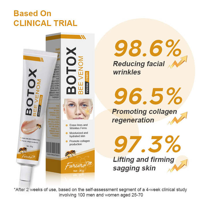MHRA Approved✨Furzero™ Botox Bee Venom Wrinkle Removal Cream-Last Day Promotion 70% OFF