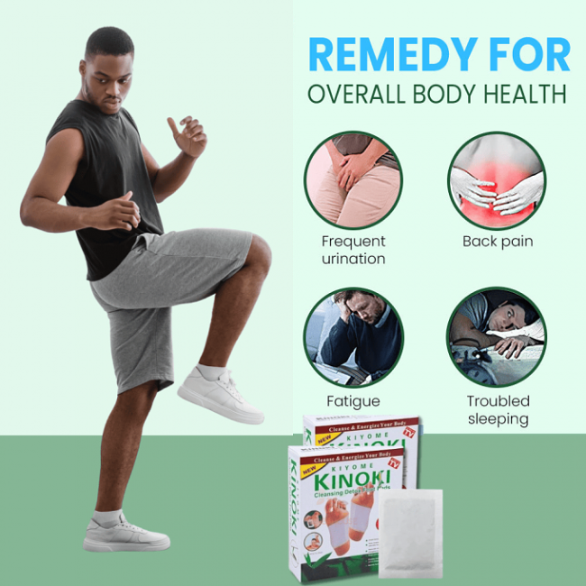 Foot and kidney patch naturally detoxifies and revitalizes