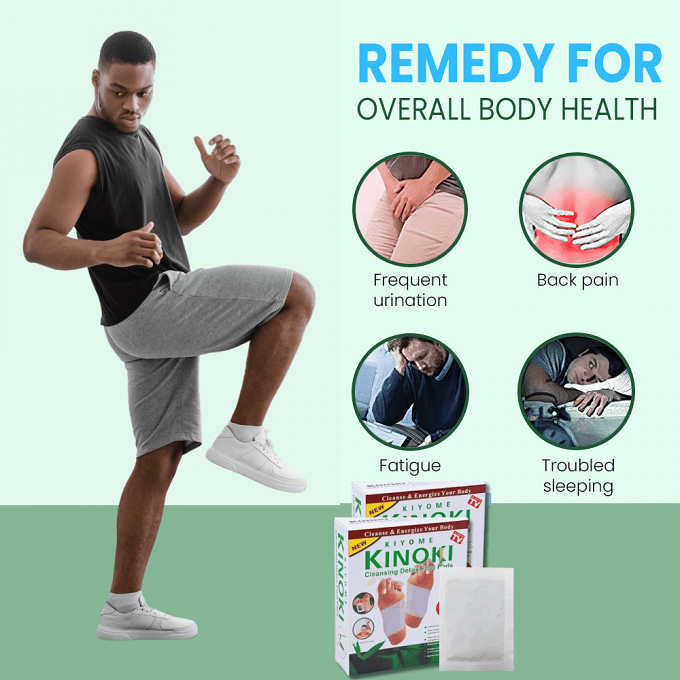 Foot and kidney patch naturally detoxifies and revitalizes