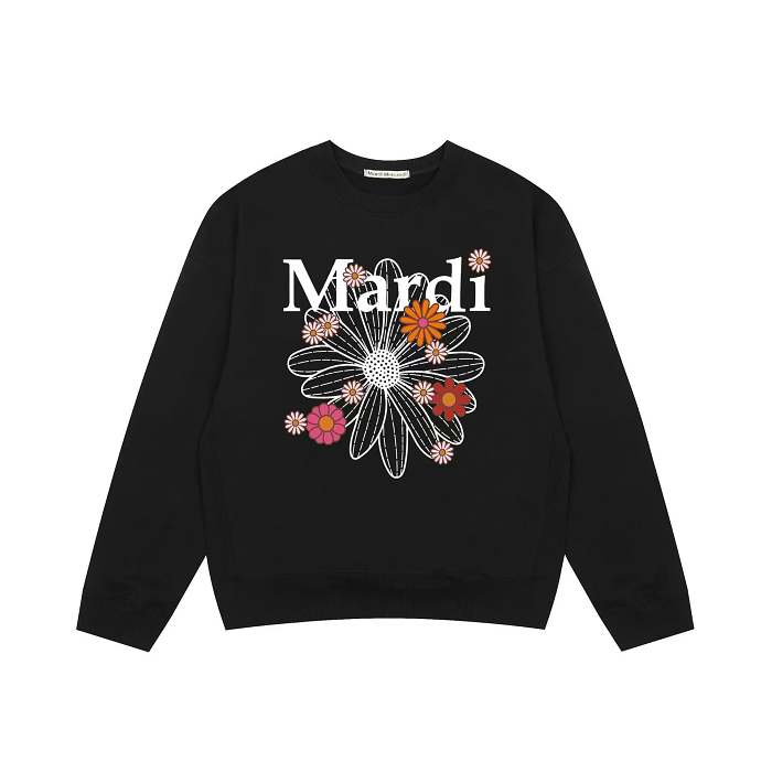 【韓國Mardi】🌼經典小雏菊印花圓領衛衣，時尚刺繡