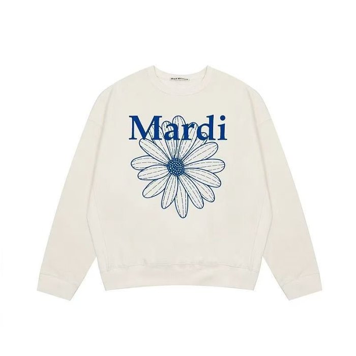 【韓國Mardi】🌼經典小雏菊印花圓領衛衣，時尚刺繡
