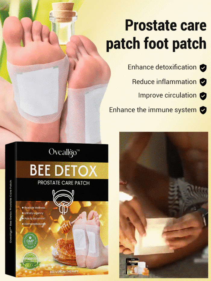 【New upgraded packaging】Bee Venom Prostate Care Foot Patch