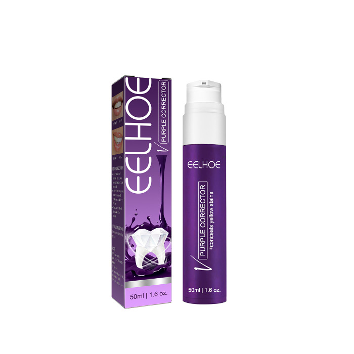 Purple teether-Toothpaste teeth whitening gives you a new experience