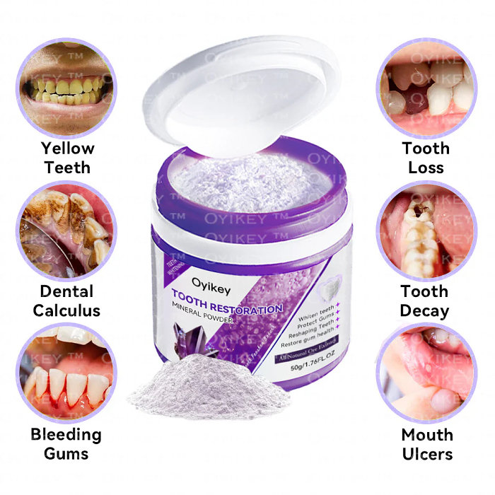 💕OyikeyTM  TOOTH RESTORATIONMINERAL POWDER(ADA recommended)