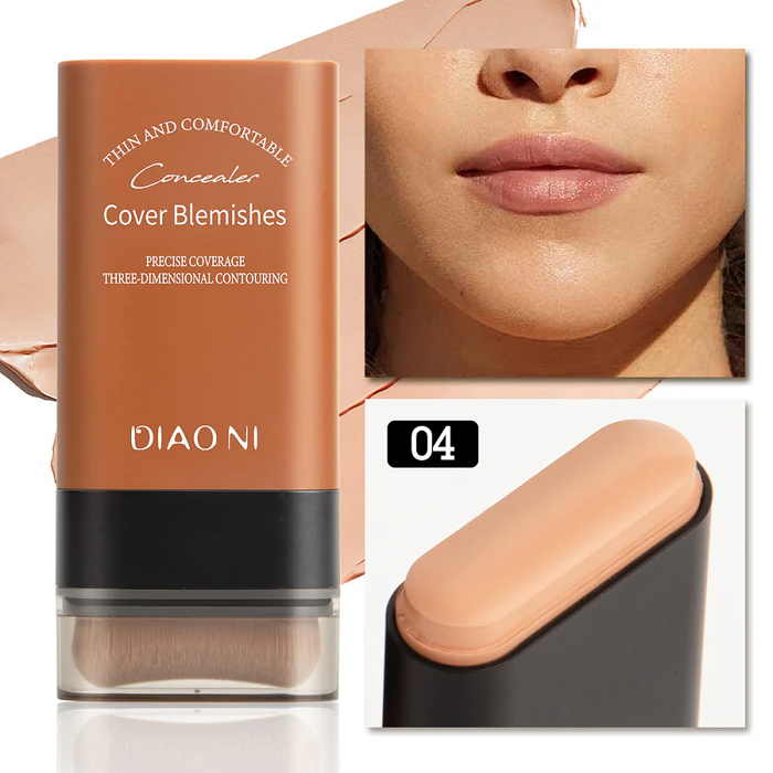 ✨2025 best moisturizing and lightweight foundation stick with brush