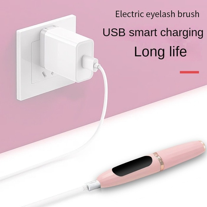 Heated Eyelash Curlers-Mini Electric Eyelash Curler with LED Display 3 Temp Settings USB Rechargeable