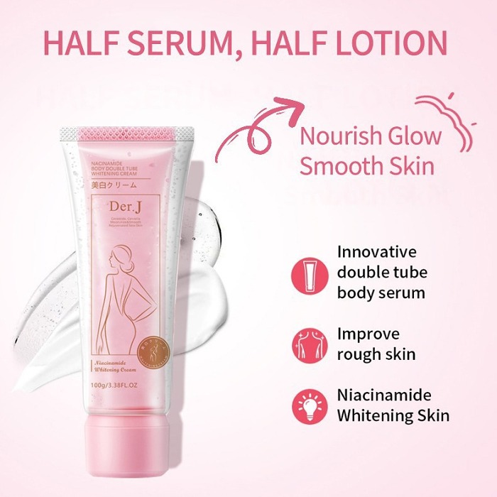 Der.J Niacinamide Double Tube Whitening Cream