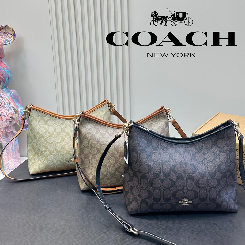 【COACH經典之作】Coach 蔻馳 Laurel Bag 流浪包 大容量女士手提包 時尚實用 三色可選