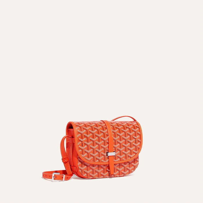 Goyard 郵差包復古滿印肩斜背包