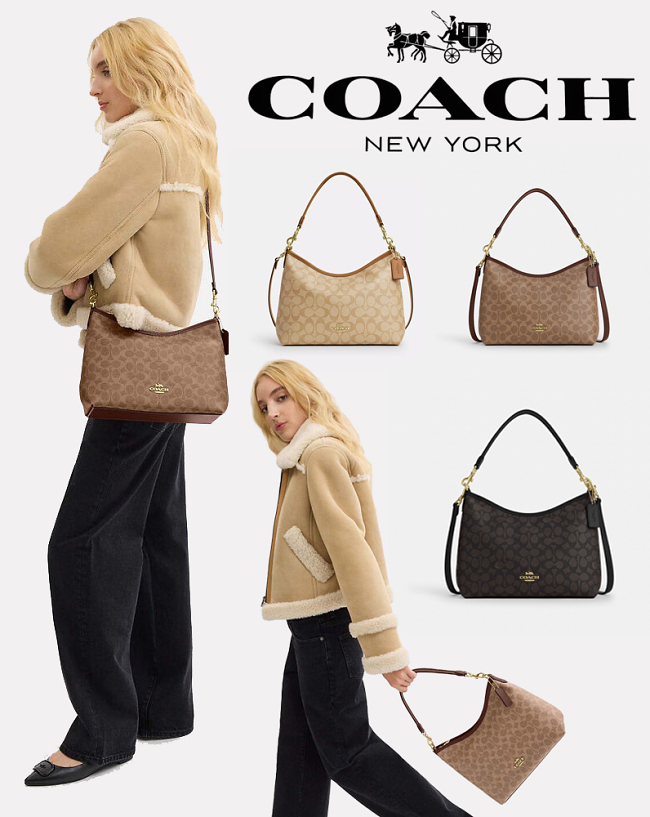 Coach Laurel Shoulder Bag In Signature Canvas