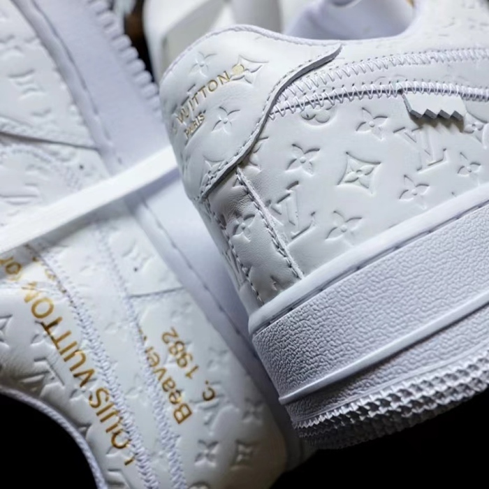 [NIKE X LOUIS VUITTON] Limited release of 100 pairs! The new  Louis Vuitton x Nike Air Force 1 White  will be released for Spring/Summer 2025!
