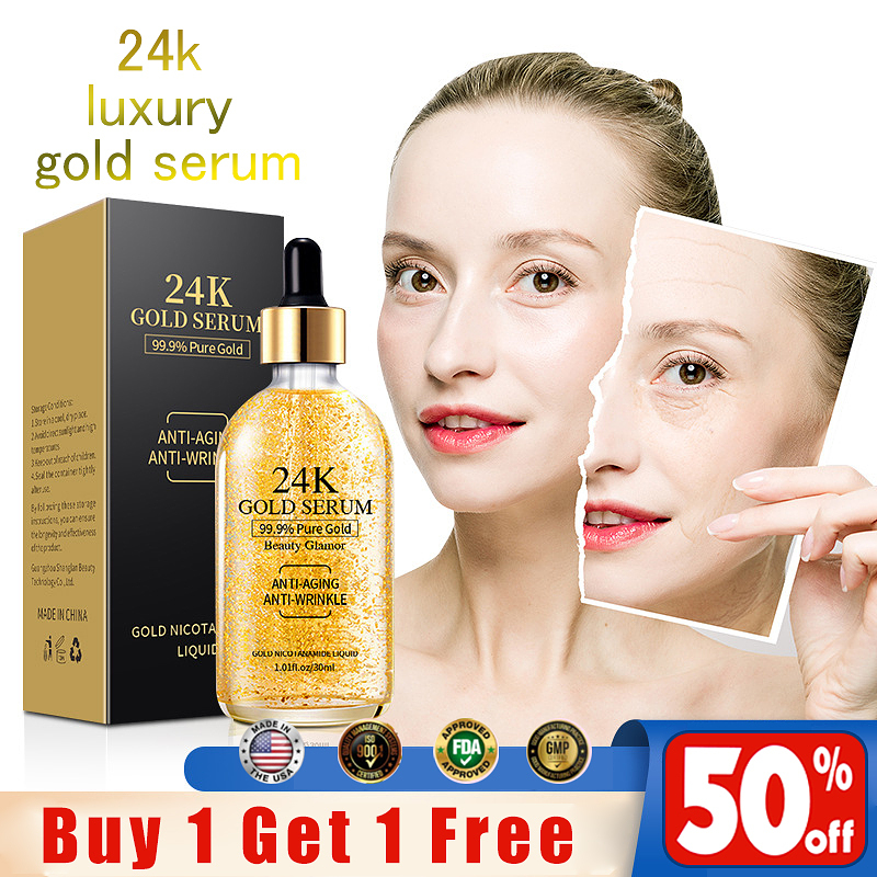 New 24k Luxury gold serum ( Deep Hydration，Enhance Natural Glow )
