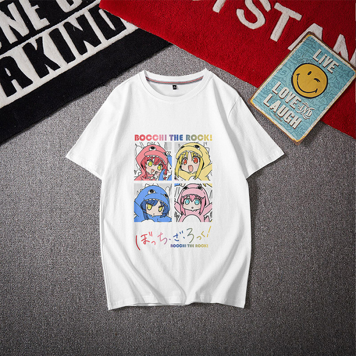 人気アニメ【ぼっち・ざ・ろっく！】（Bocchi the Rock!）オリジナルイラストコラボTシャツが販売開始！