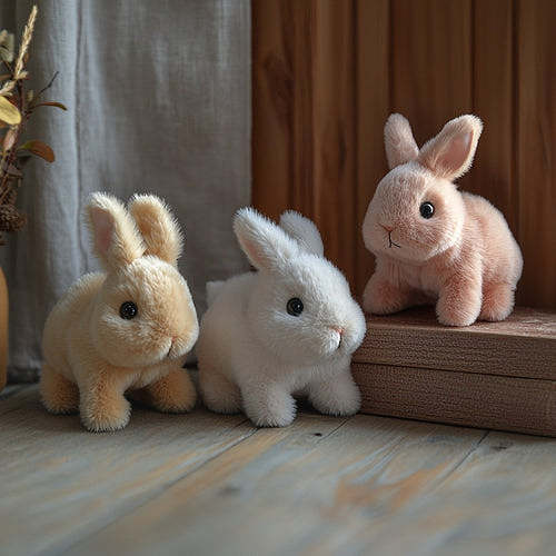 🐇 Meet Bunby, your new realistic bunny toy! Soft, cuddly, and perfect for all ages.