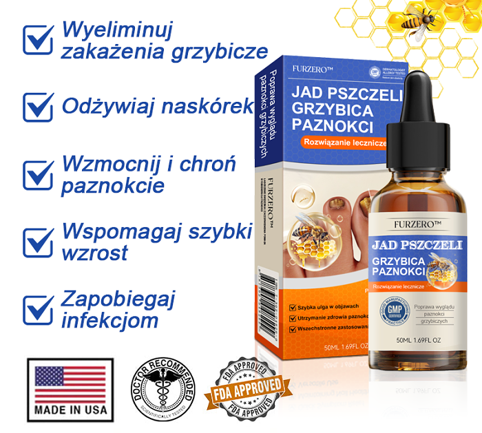 🐝Furzero™ Bienengift Nailpilz Treatment: Complete solution to nail fungus🌟👣