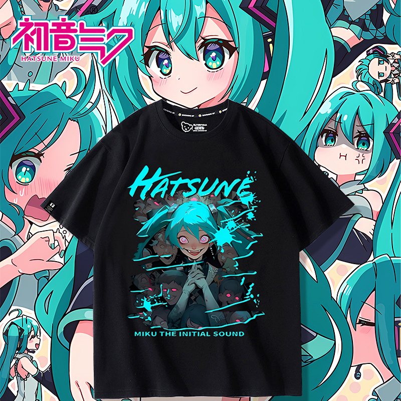 【世界で一番お姫様】官方授權正品 Hatsune Miku 初音ミク 周邊短T 用歌聲連結世界，詠唱未來！