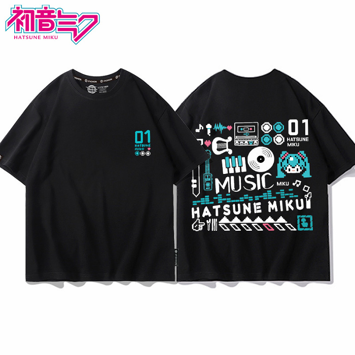 【世界で一番お姫様】官方授權正品 Hatsune Miku 初音ミク 周邊短T 用歌聲連結世界，詠唱未來！