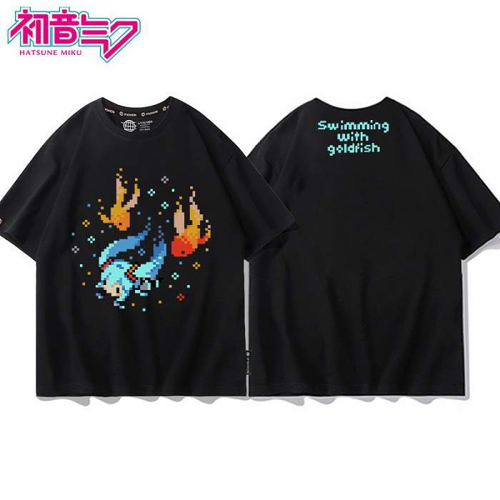 【世界で一番お姫様】官方授權正品 Hatsune Miku 初音ミク 周邊短T 用歌聲連結世界，詠唱未來！