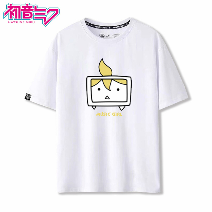 【世界で一番お姫様】官方授權正品 Hatsune Miku 初音ミク 周邊短T 用歌聲連結世界，詠唱未來！