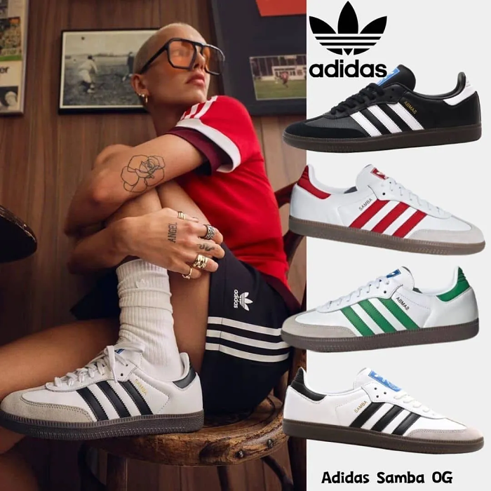 💥日本11月発売！Adidas Originals Samba OG 【男女兼用】🔥フットボールにルーツのあるモデルが復刻！★在庫僅少、お見逃しなく！