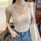 日韓春季單品銷量TOP1🔥✨【冰感雙生肌·無痕吊帶背心】春夏穿搭作弊神器!外穿撩人×內搭隱形,V領殺出天鵝頸,「自備胸墊+收副乳」,從春日疊穿到盛夏單穿的全能王