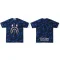 Color Camo Shark Tee Blue