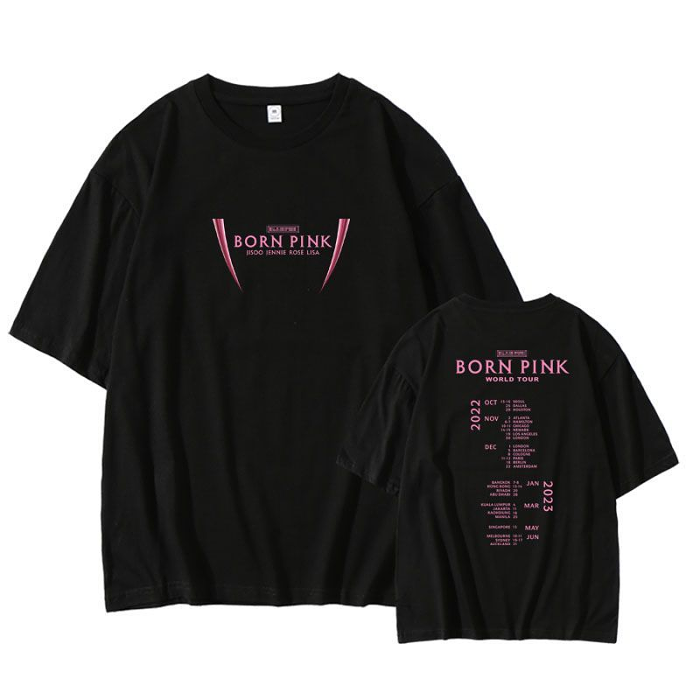 BLACKPINK是YG娛樂旗下的女子音樂團體，官宣7月開始2025世巡，從高陽開始，橫跨亞洲，歐美，香港站已在籌備中待官宣，演唱會同款短袖同步發售中！