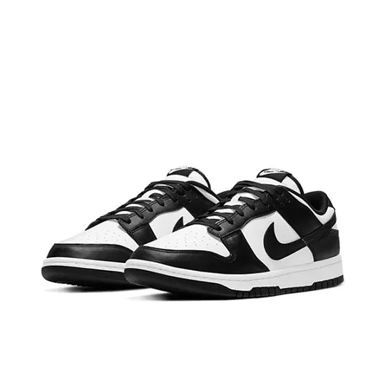 Nike Dunk Low Black and White Panda Retro  Black  low-cut sneakers for men and women