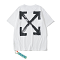 OFF-WHITE Paint Arrow TEE（white）
