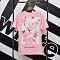 OFF-WHITE Cherry Flower Oversized TEE（pink）