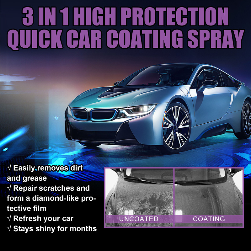 🔥Surprise Offer🔥3 In 1 Quick Car Coating Spray