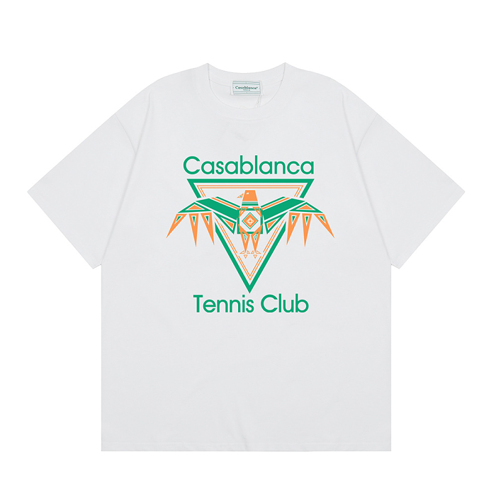 Casablanca 男女通用經典短袖T卹 🍀 人氣商品 💥 夏季暢銷商品 #數量有限 #貨到付款 #100%正品