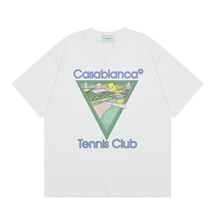 Casablanca 男女通用經典短袖T卹 🍀 人氣商品 💥 夏季暢銷商品 #數量有限 #貨到付款 #100%正品