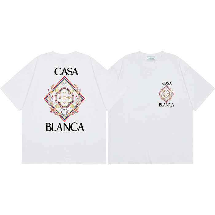 Casablanca 男女通用經典短袖T卹 🍀 人氣商品 💥 夏季暢銷商品 #數量有限 #貨到付款 #100%正品