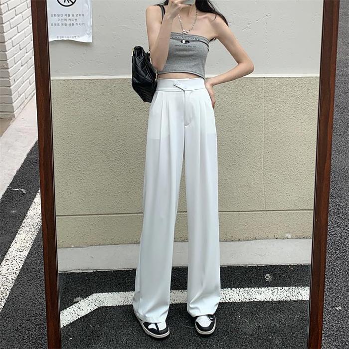 「人気のアイテム」#ストレートパンツ 爽やかで通気性抜群#痩せて脚長効果