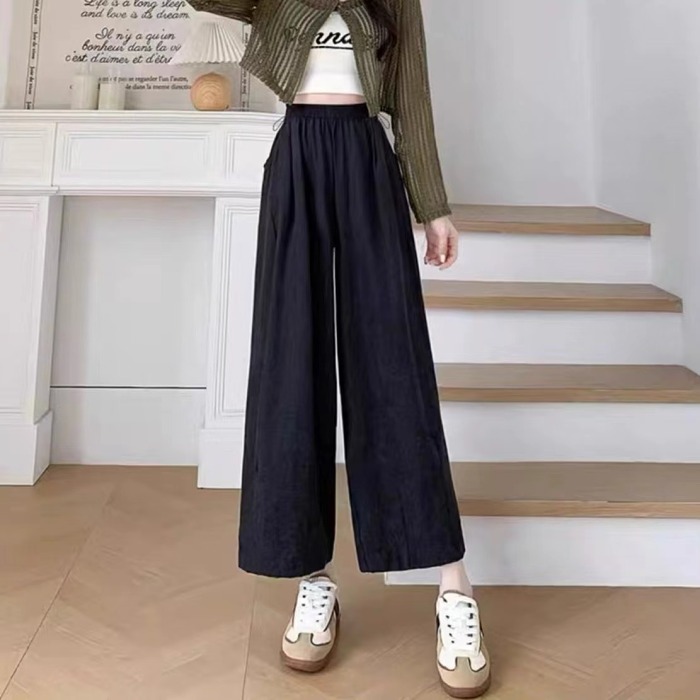 レディースハイウエストテーパードパンツ