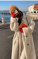 エコファー厚手ロングコート