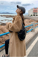 エコファー厚手ロングコート