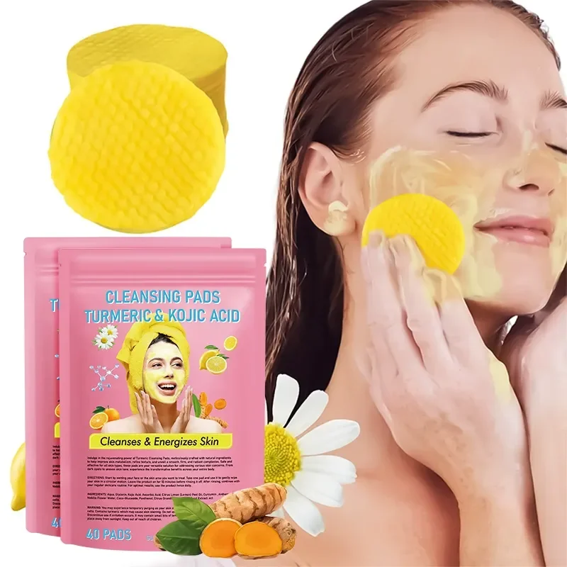 Turmeric&KojicAcid Pads-Skin Brightening & Acne Treatment