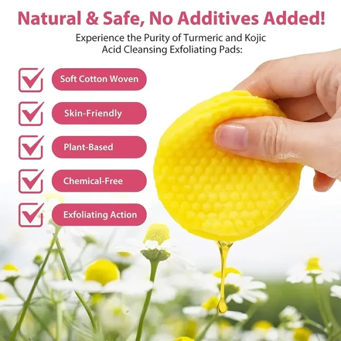 Turmeric&KojicAcid Pads-Skin Brightening & Acne Treatment