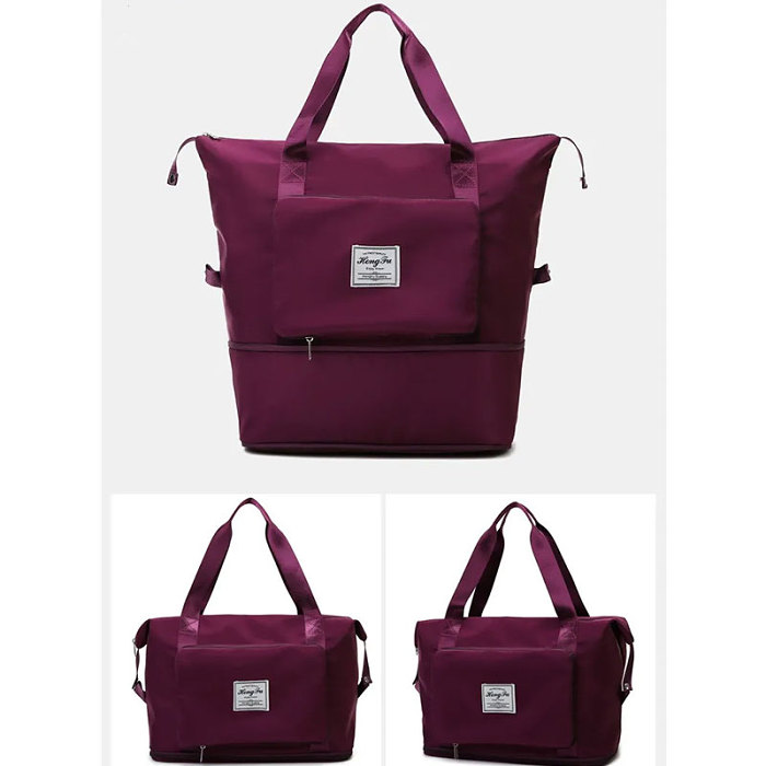 Water Proof Foldable Travel Duffel Bag With Pocket (Buy 1 Get 1)