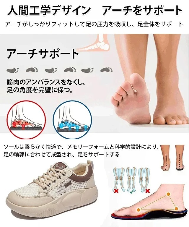 【明星力薦】❤️獲日本骨科醫生好評的超舒適網眼運動鞋  🍧拇囊炎也不痛，矯正姿勢、預防扁平足，兼容各種腳型