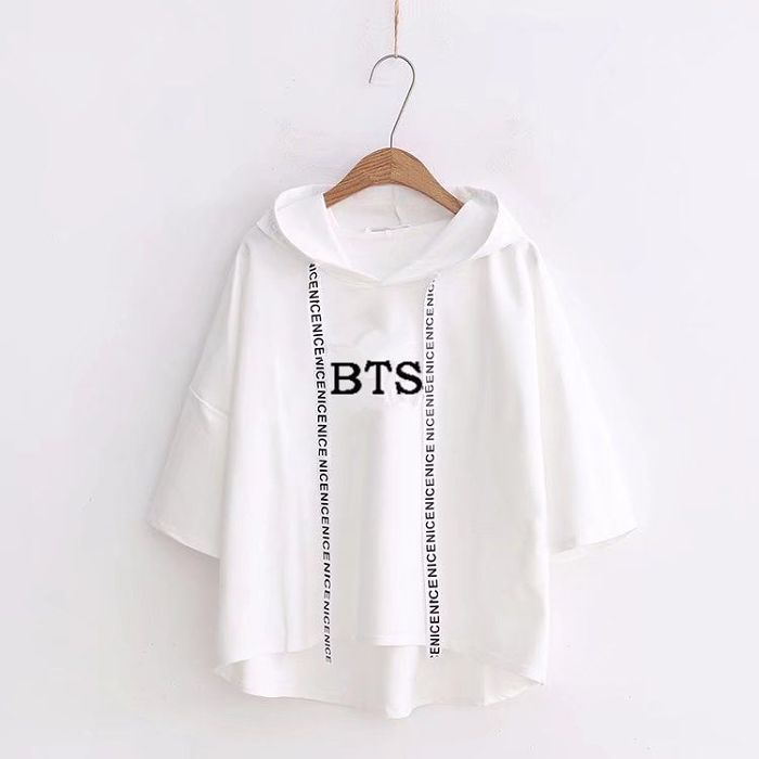 BTS防彈少年團演唱會週邊手繪塗鴉印花衣服同款短袖T卹男女上衣限量發售