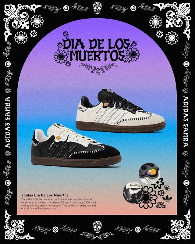 Adidas Originals Samba OG  Dia De Los Muertos Pack