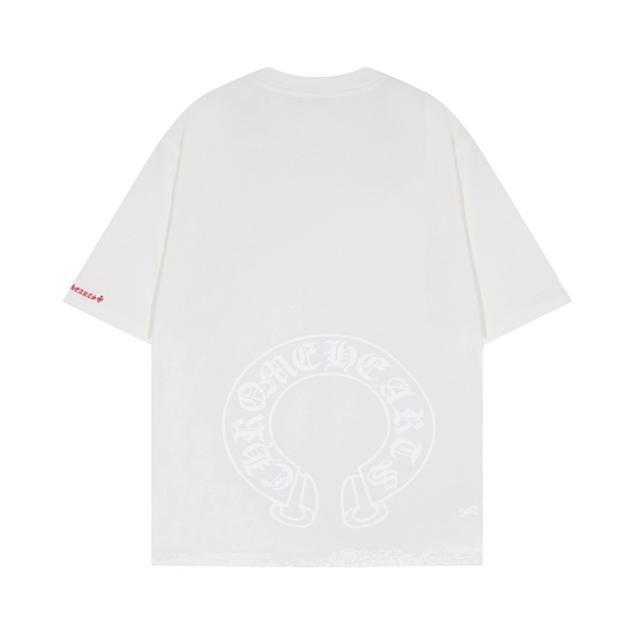 [SALE Special Price] Chrome Hearts Summer Loose Fit Unisex Short Sleeves