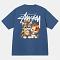 Stussy Kittens Tee Blue
