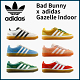 Bad Bunny x Adidas Gazelle Indoor Trainers