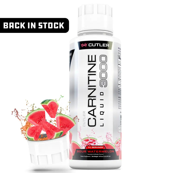Cutler Nutrition 3 包多種口味 液体左旋肉碱 3000能量